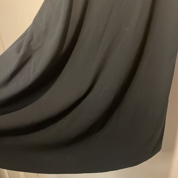 Anthropologie Maeve Black Rory Cold Shoulder Ruffle Mini Shift Dress- Size S - Picture 5 of 7